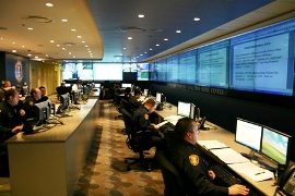 Memphis Police Department Real Time Crime Center/Photo courtesy of the Memphis Police Department